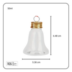"Booze Baubles" Christmas Bell Fillable Hanging Baubles