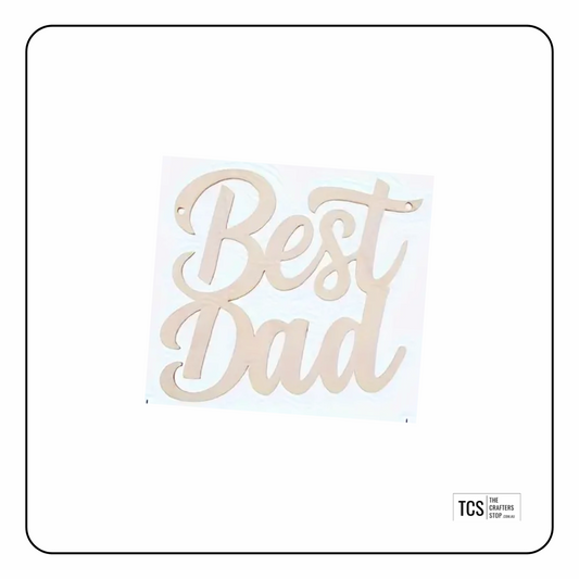 Wooden Father's Day Sign (Best Dad)