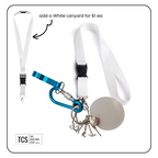 Tool Charm Keyring with Acrylic Blank and Carabiner (Father's Day)