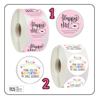 "Thank You" Business Stickers (500pcs or 100pcs)