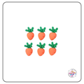 Mini Resin Easter Carrot Embellishments
