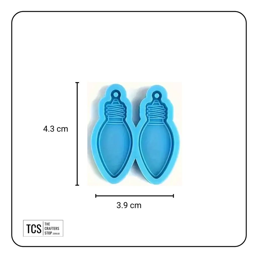 Resin Silicone Earring/Pendant Christmas Lights Mould
