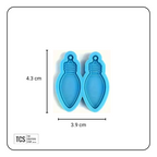 Resin Silicone Earring/Pendant Christmas Lights Mould