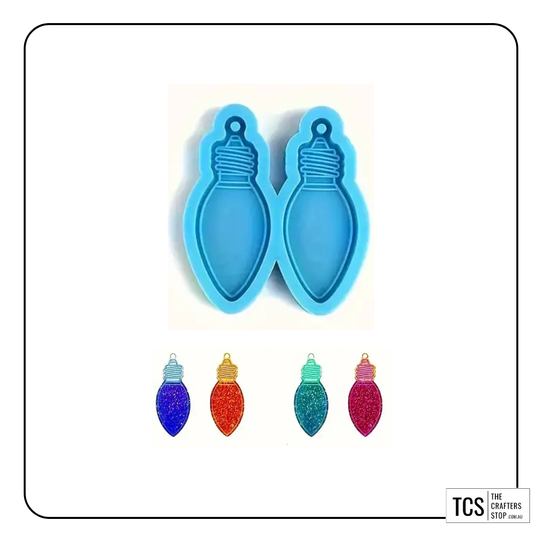 Resin Silicone Earring/Pendant Christmas Lights Mould