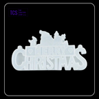 Resin Silicone Christmas Mould "Merry Christmas"