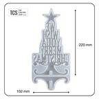 Resin Silicone Christmas Mould "We Wish You A Merry Christmas"
