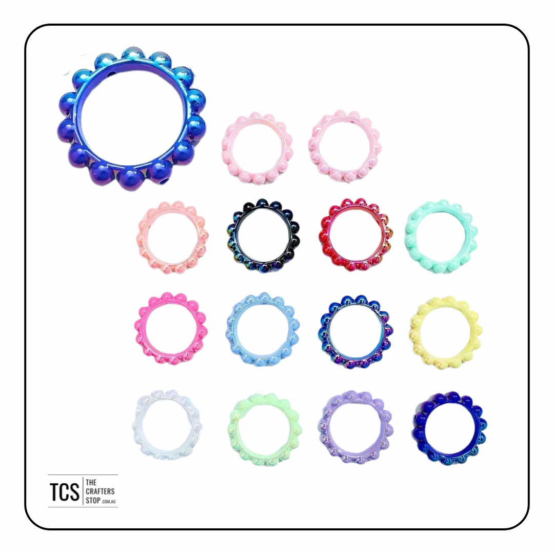 Acrylic Circle Bead Frame - Perfect DIY Pens