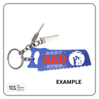 Metal Charm Tool Keyring with Acrylic Blank (Father's Day)