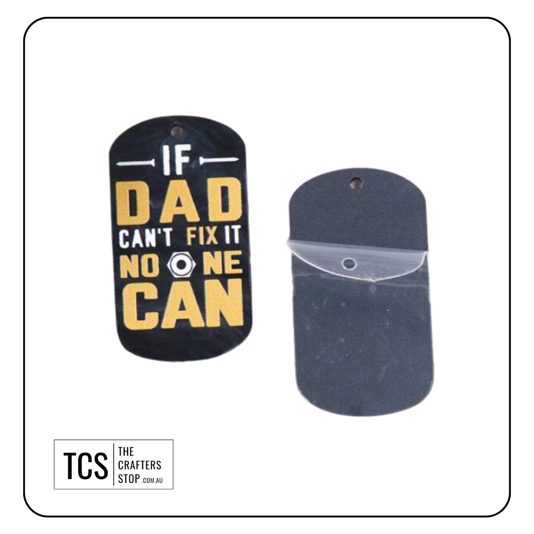 Acrylic DAD Saying Tool Blank