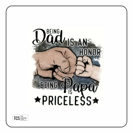 Fathers Day "Papa" DTF Iron On Transfers