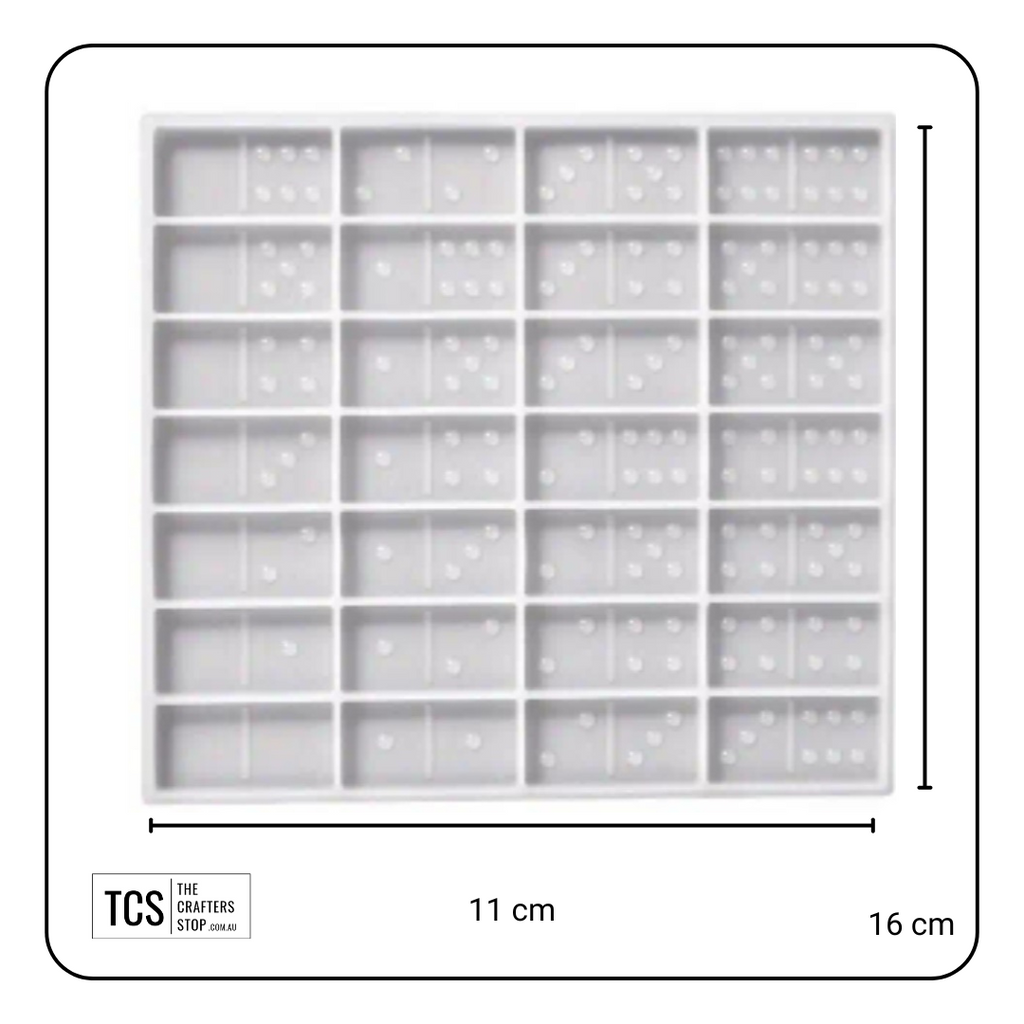 Resin Silicone Dominos Mould