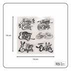"Happy Easter" Stamp