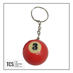 Eight Ball/Snooker Keyring (Fathers Day Gift)