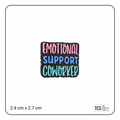 "Emotional Support Coworker" Focal Beads
