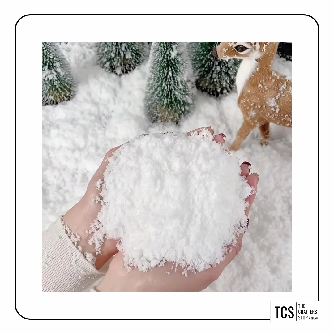 Artificial Christmas Snow for Crafting