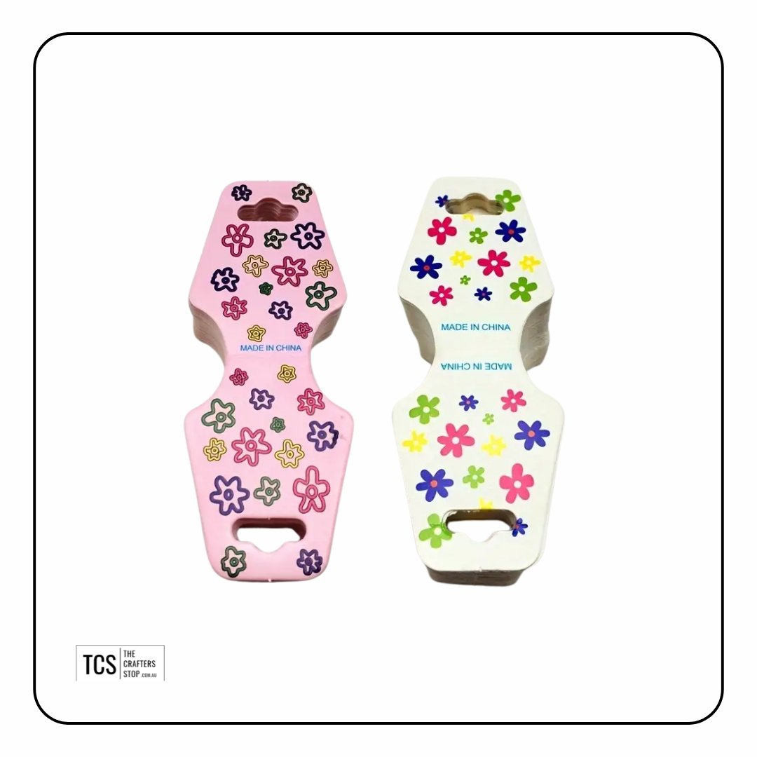 Floral Cardboard Jewelry Display Cards