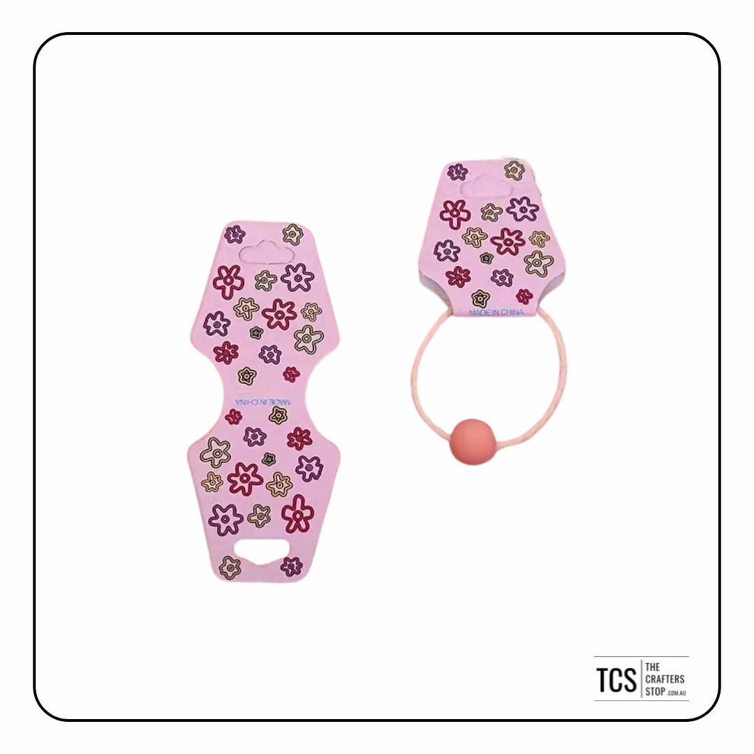 Floral Cardboard Jewelry Display Cards