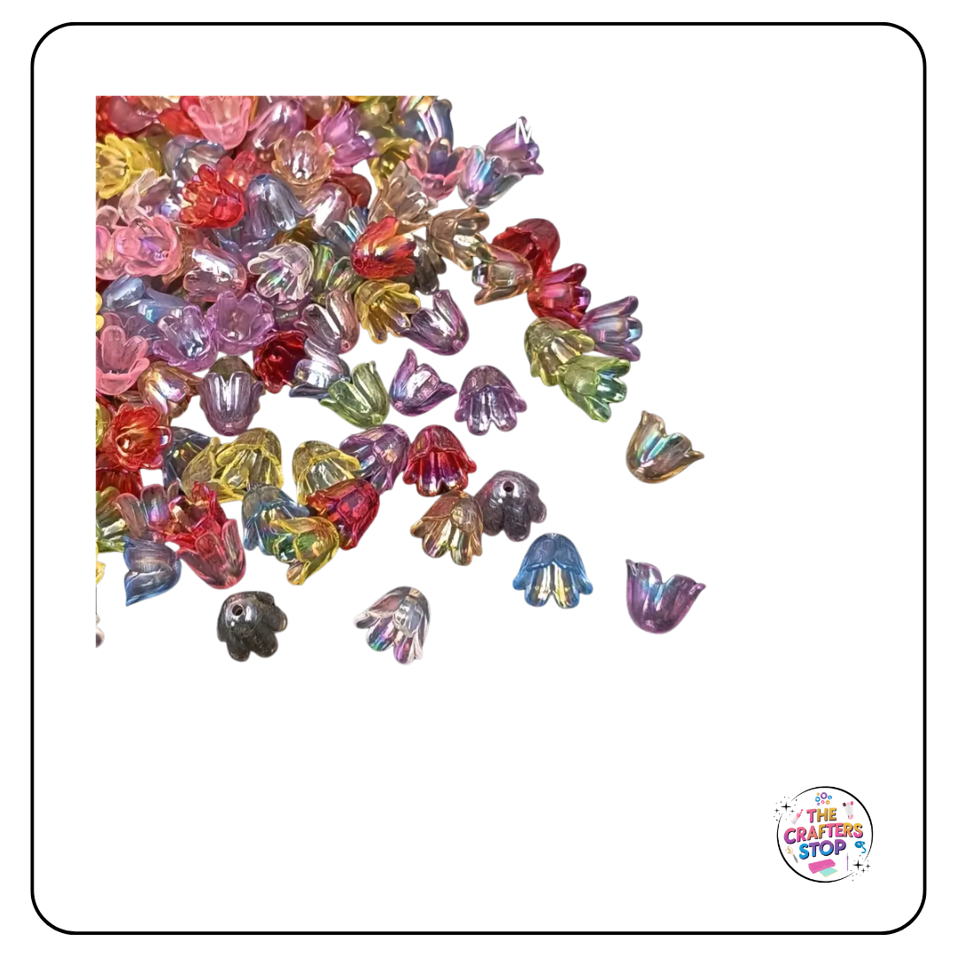 Mini Flower Bell Cap Beads