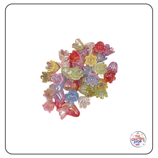 Mini Flower Bell Cap Beads