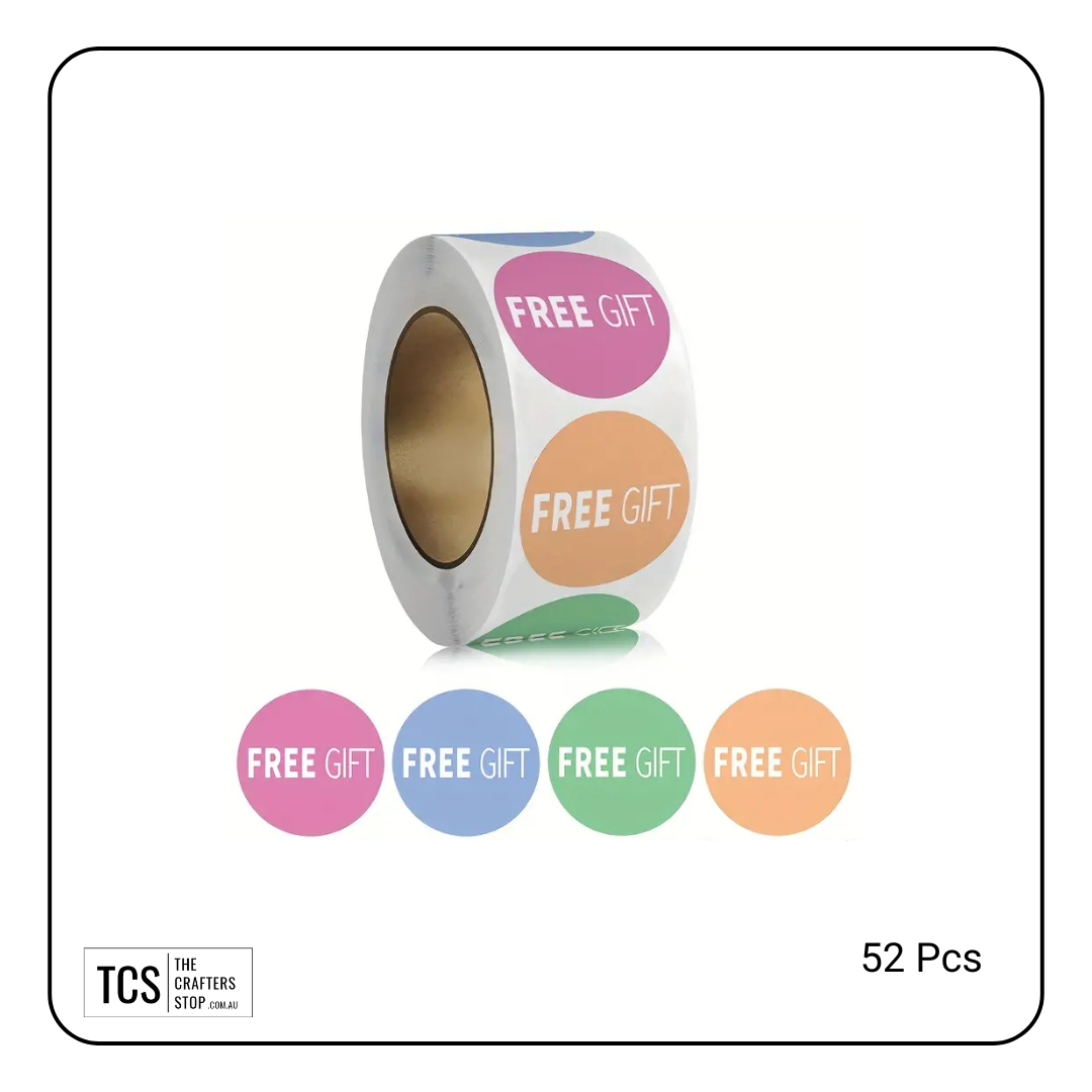 "FREE GIFT" Sealing or Business Stickers (2.5cm)