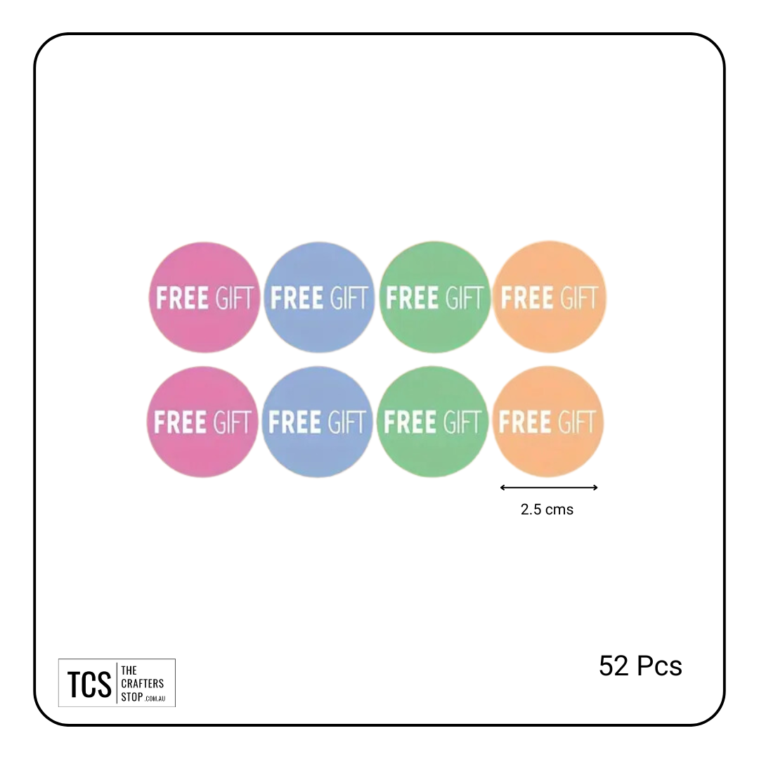 "FREE GIFT" Sealing or Business Stickers (2.5cm)