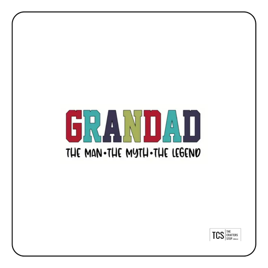 "GRANDAD" UV Waterproof Stickers/Wrap