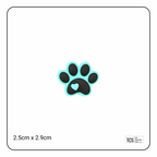 Paw Print Focal Beads