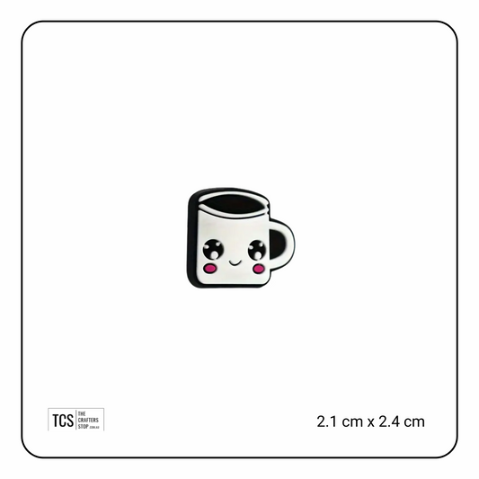 Happy Coffee Mug Focal Beads