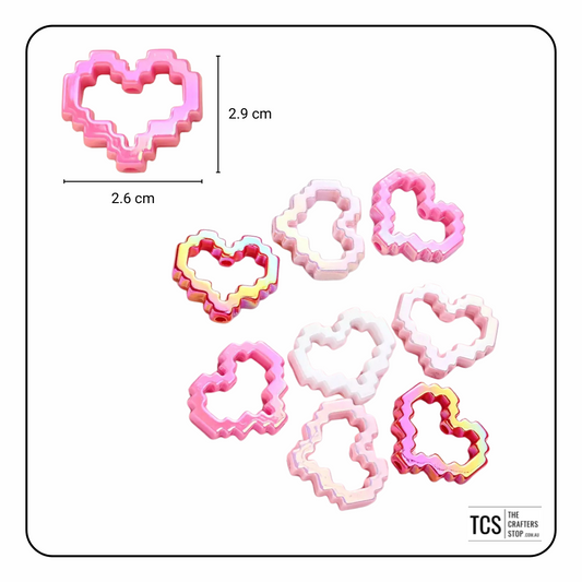 Acrylic Heart Bead Frame - Perfect DIY Pens