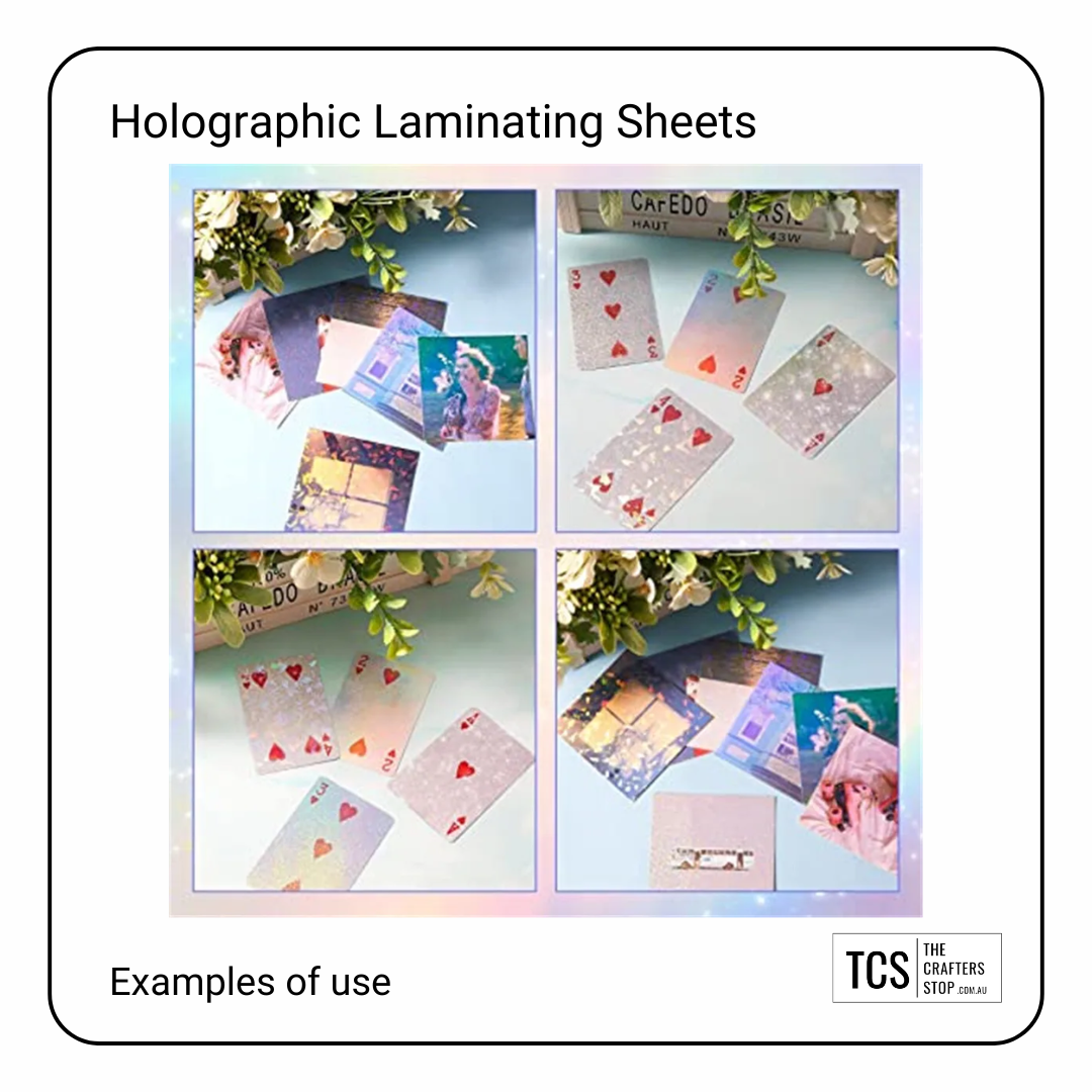 A4 Holographic Laminating Sheets (X10)