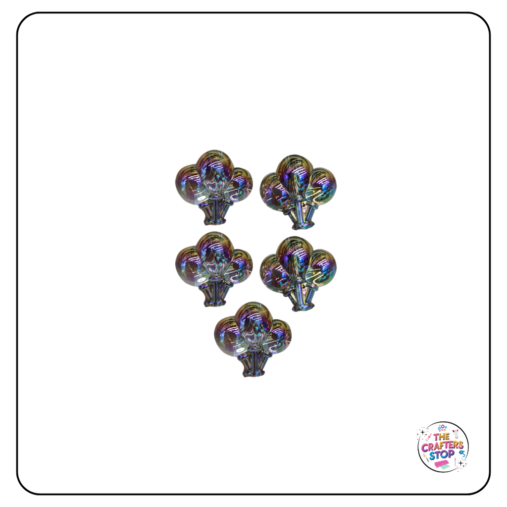 Large Acrylic Iridescent Balloon Beads - Perfect for DIY Pens