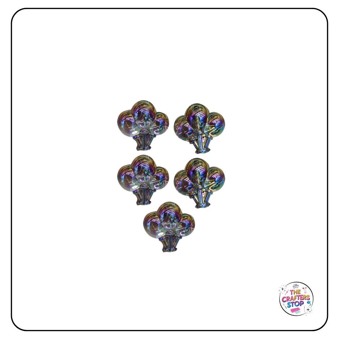 Large Acrylic Iridescent Balloon Beads - Perfect for DIY Pens