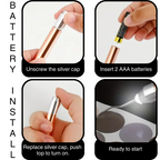 Metal Vinyl Weeding Tool with LED Light