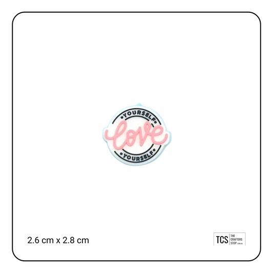 "Love Yourself" Focal Beads
