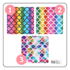 Mermaid Scale Pattern HTV