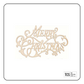 Decorative Wooden Merry Christmas Cutouts