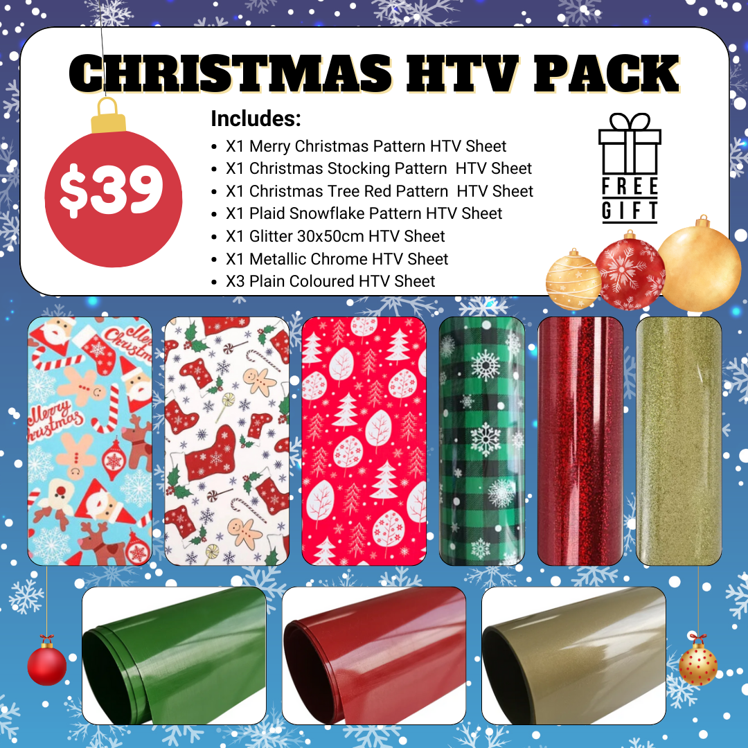 Merry Christmas HTV Pack