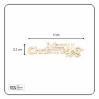 Wooden Merry Christmas Cutouts