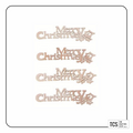 Wooden Merry Christmas Cutouts