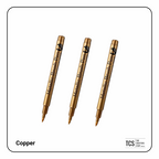 High Gloss Metallic Paint Markers (Gold, Copper & Silver)