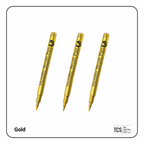 High Gloss Metallic Paint Markers (Gold, Copper & Silver)