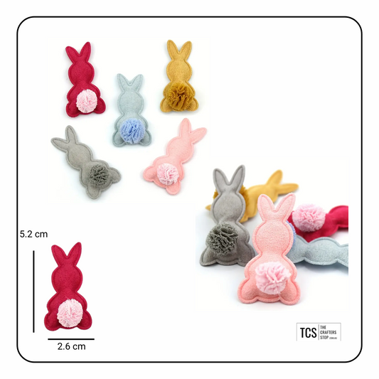 Fabric Easter Bunny Applique/Embellishments