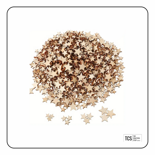 Decorative Wooden Mini Stars
