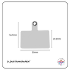 Mobile Phone Clear Charm or Strap Connectors