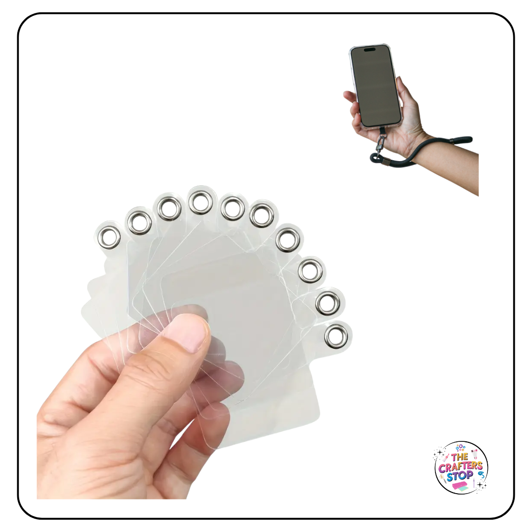 Mobile Phone Clear Charm or Strap Connectors