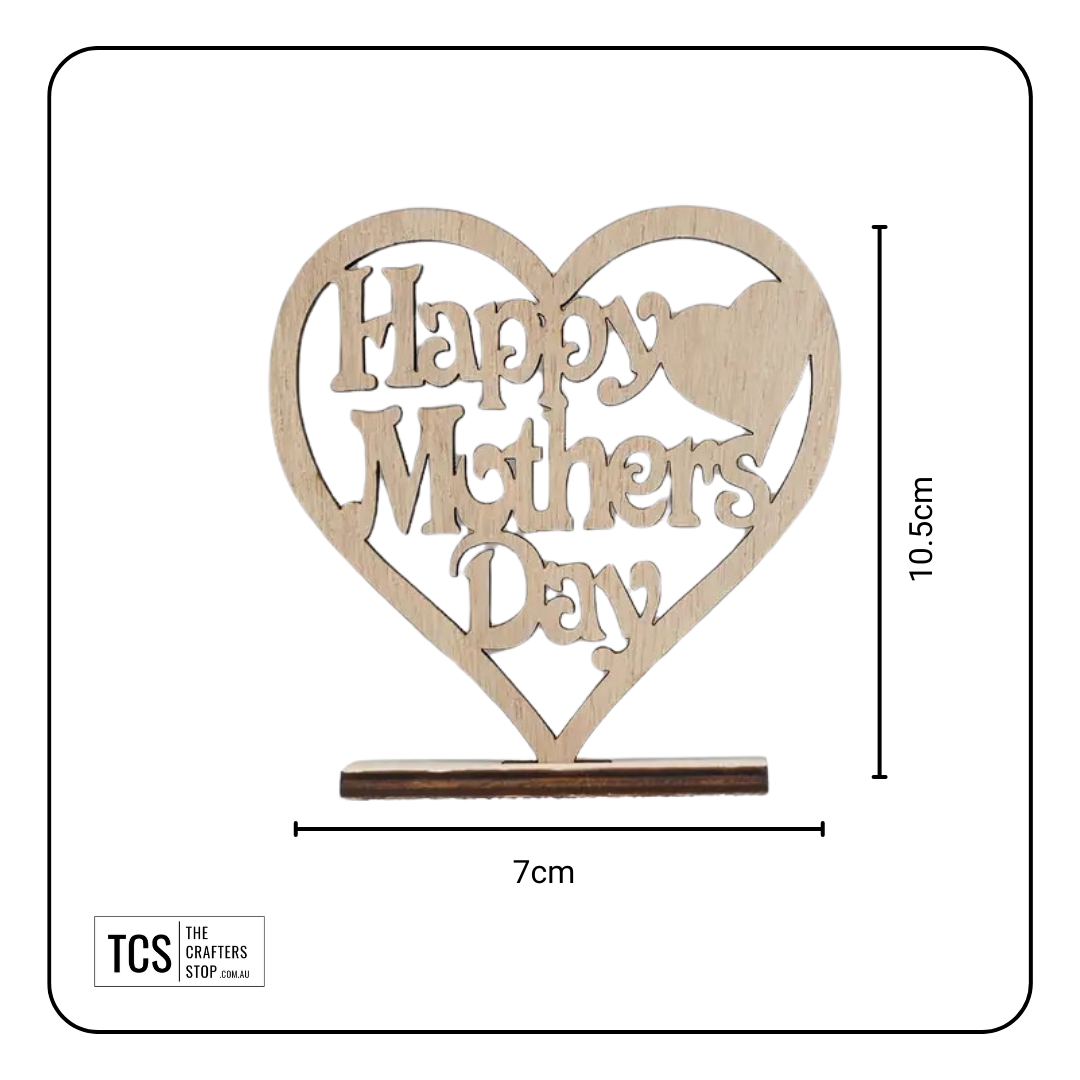 Standing Wooden Mother's Day Sign