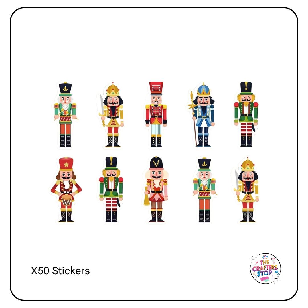 Christmas Nutcracker Scrapbooking Stickers