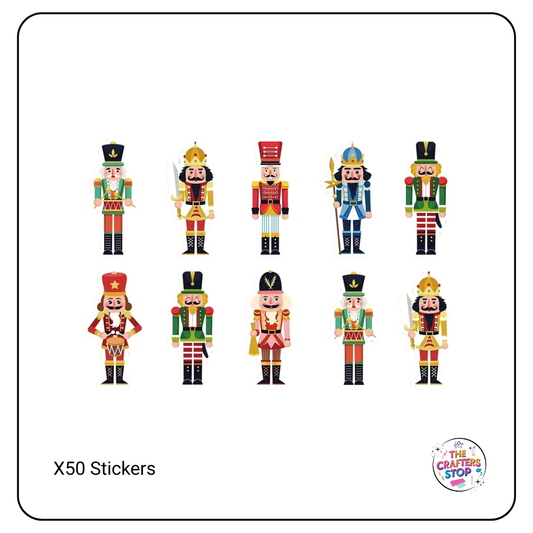 Christmas Nutcracker Scrapbooking Stickers