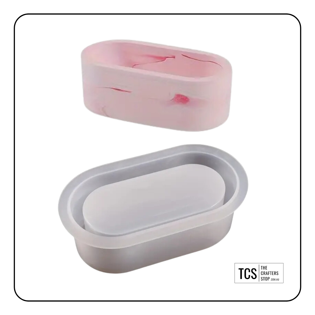 Resin Silicone Oval Pot Planter Mould