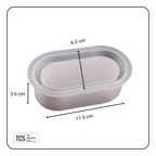 Resin Silicone Oval Pot Planter Mould